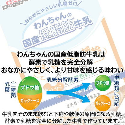 【12個セット】 ドギーマン わんちゃんの国産低脂肪牛乳スープごはん ササミと緑黄色野菜入り 80g x12