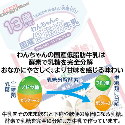 【12個セット】 ドギーマン 13歳から用 わんちゃんの国産低脂肪牛乳スープごはん ササミと緑黄色野菜入り 80g x12