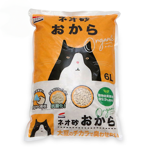 【まとめ売り】 8個セット コーチョー 猫砂 ネオ砂 オカラ 6L 日本製 流せる 燃やせる 固まる 消臭 トイレに流せる ねこ砂 おから ねこトイレ トイレ用品 猫 猫用品 KOCHO セット販売