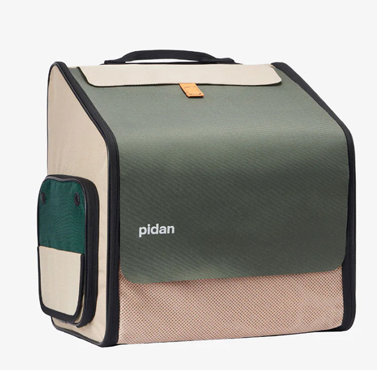 PIDAN ペット用 折り畳み式 ハウス型トラベルリュック 犬用 猫用 キャリーバッグ 拡張 広げられる ハウス 折りたたみ キャリー バック おしゃれ 避難 防災 避難所 旅行 お出かけ ピダン