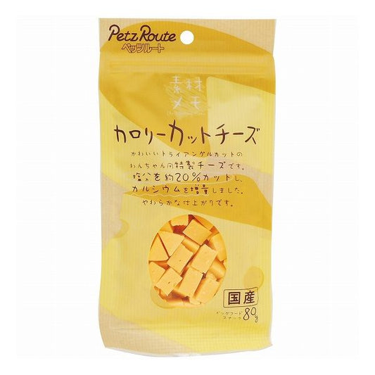 【60個セット】 ペッツルート 素材メモ カロリーカットチーズ 80g x60