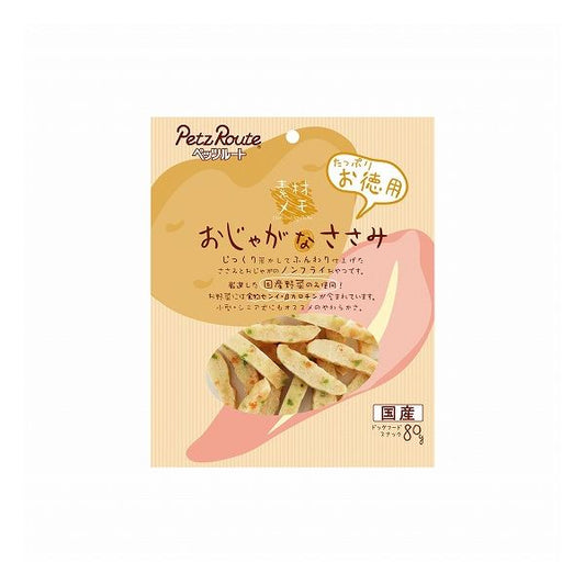 【36個セット】 ペッツルート おじゃがなささみ お徳用 80g x36