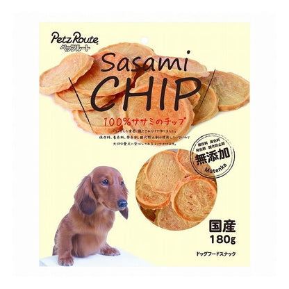 【3個セット】 ペッツルート ササミのチップ 180g x3