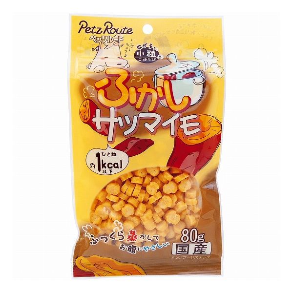 【12個セット】 ペッツルート ふかしサツマイモ 80g x12