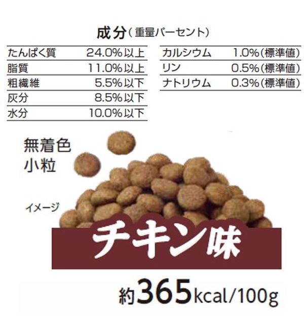 【2個セット】 ペットライン メディコート お腹から健康サポート 11歳から チキン味 2.5kg