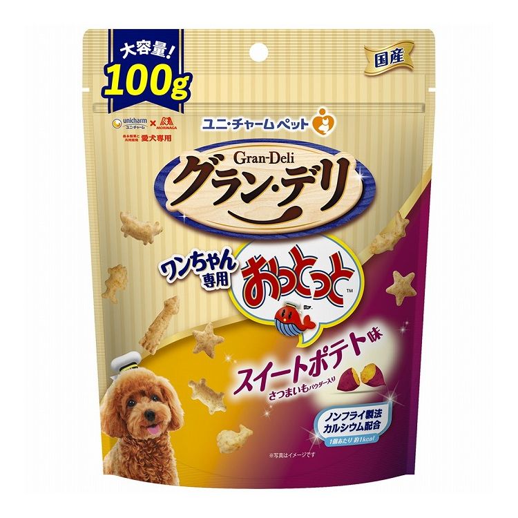 【4個セット】 ユニチャーム グラン・デリ ワンちゃん専用おっとっと スイートポテト味 100g