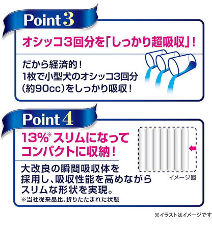 【4個セット】 ユニチャーム デオシート しっかり超吸収 無香消臭タイプ ペットシーツ ペットシート トイレシーツ シーツ シート マット トイレ 消臭 犬用 猫用 ペット用 ユニ・チャーム