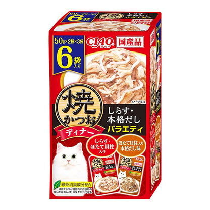 【4個セット】 いなば 焼かつおディナー 50g×6袋