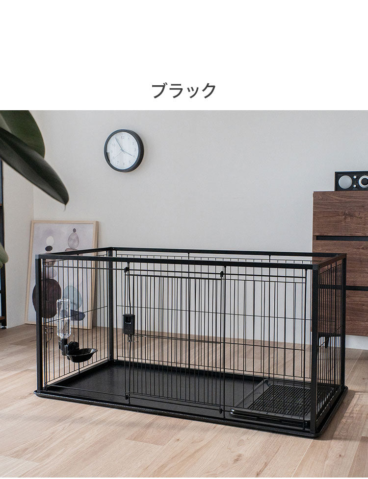 Richell ペットサークル　ペットゲージ　犬用　小、中型犬用　ペットハウス リッチェル 犬用 サークル ケージ 120×60cm 高さ60cm シンプル