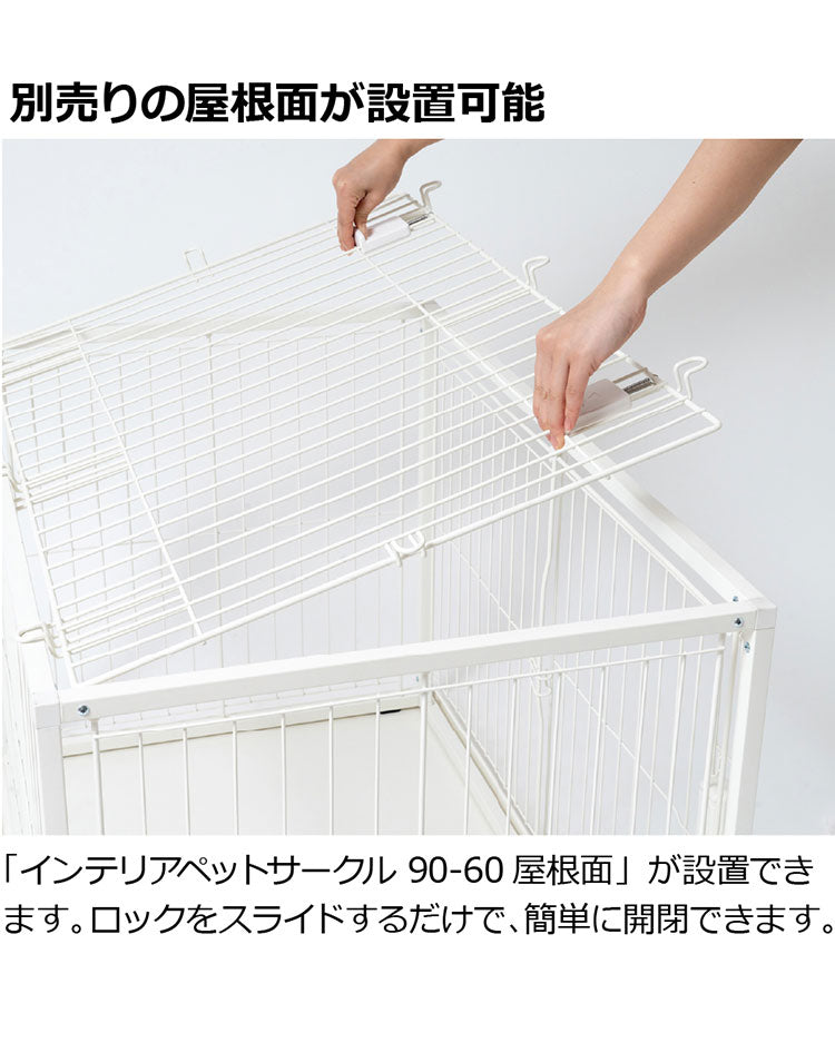 リッチェル 犬用 サークル ケージ 90×60cm 高さ60cm シンプル インテリアペットサークル 90-60 コンパクト 小型 犬用サークル ゲージ ペットケージ ハウス 小型犬 超小型犬 犬 ペット用