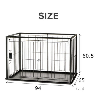 リッチェル 犬用 サークル ケージ 90×60cm 高さ60cm シンプル インテリアペットサークル 90-60 コンパクト 小型 犬用サークル ゲージ ペットケージ ハウス 小型犬 超小型犬 犬 ペット用