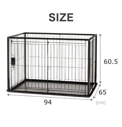 リッチェル 犬用 サークル ケージ 屋根面付き 90×60cm 高さ60cm シンプル インテリアペットサークル 90-60 小型 犬用サークル ゲージ ペットケージ ハウス 屋根 屋根あり 小型犬 犬 ペット用