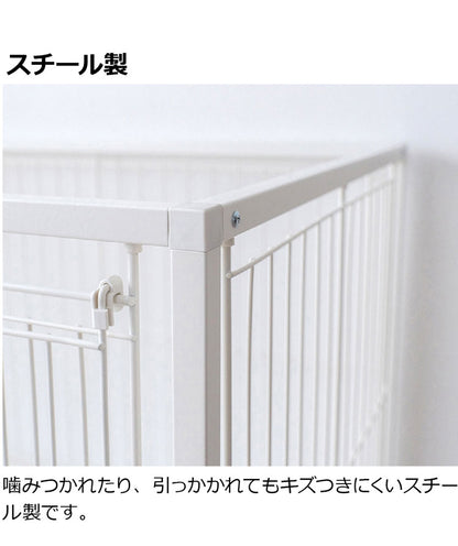 リッチェル 犬用 サークル ケージ 屋根面付き 90×60cm 高さ60cm シンプル インテリアペットサークル 90-60 小型 犬用サークル ゲージ ペットケージ ハウス 屋根 屋根あり 小型犬 犬 ペット用