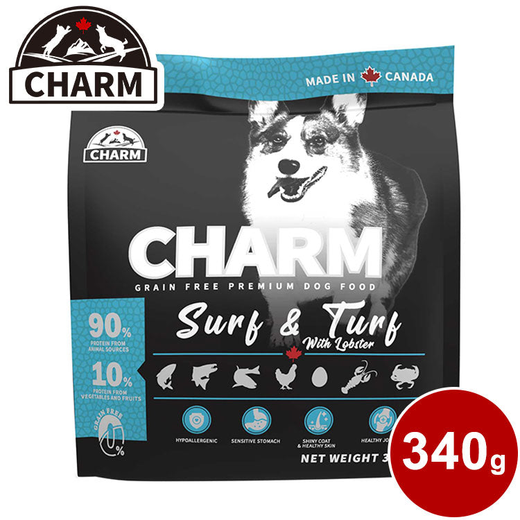 CHARM チャーム サーフ&ターフドッグ 340g 犬用 いぬ用 ドッグフード ペットフード