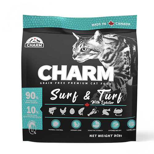 CHARM チャーム サーフ&ターフキャット 340g 猫用 ねこ用 キャットフード ペットフード