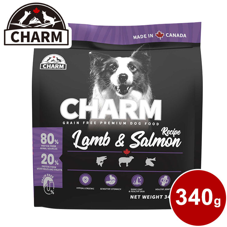 CHARM チャーム ラム&サーモンドッグ 340g 犬用 いぬ用 ドッグフード ペットフード