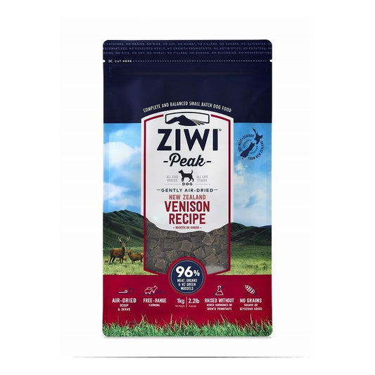 ジウィピーク エアドライ ドッグフード ベニソン 1kg ZIWI PEAK 犬用 ドッグ 主食 フード 鹿肉