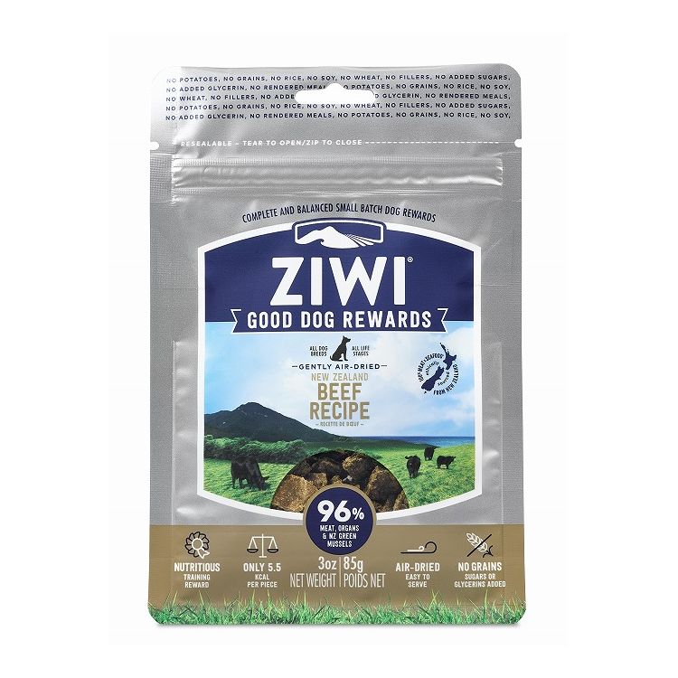 ジウィピーク エアドライ ドッグトリーツ グラスフェッドビーフ 85g ZIWI PEAK 犬用 ドッグ 主食 フード 牛肉