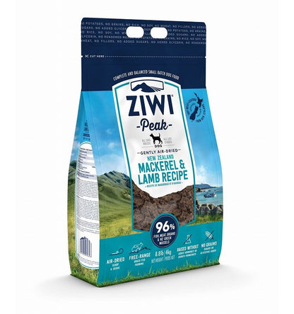 ジウィピーク エアドライ ドッグフード マッカロー&ラム 4kg ZIWI PEAK 犬用 ドッグ 主食 フード 羊肉