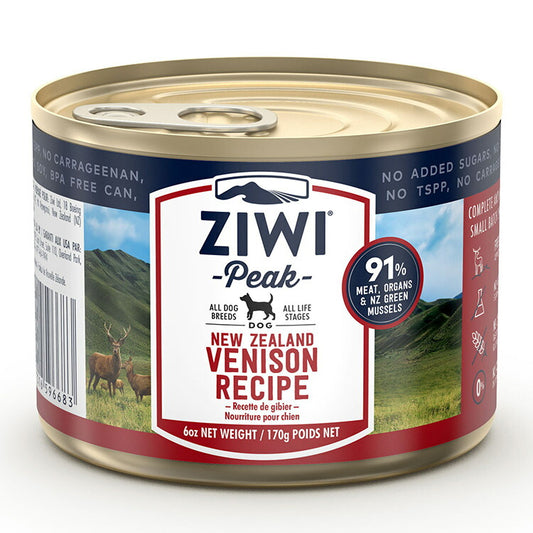 ジウィピーク ドッグ缶 ベニソン 170g ZIWI PEAK 犬用 ドッグ 主食 フード 鹿肉